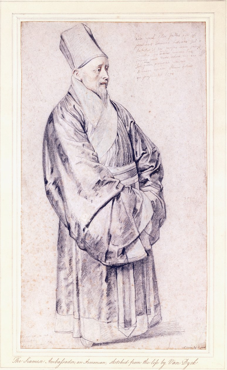 Retrato de Nicolas Trigault SJ em traje chinês, de Peter Paul Rubens