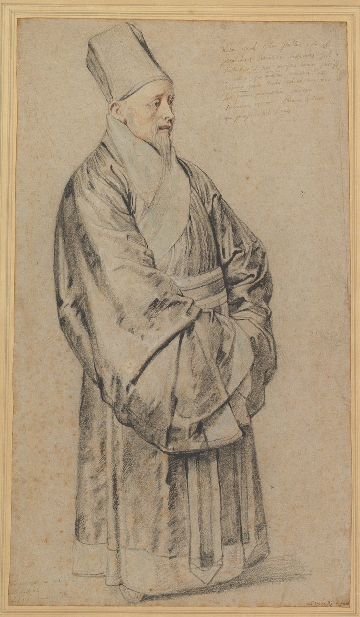 Retrato de Nicolas Trigault em traje chinês de Peter Paul Rubens