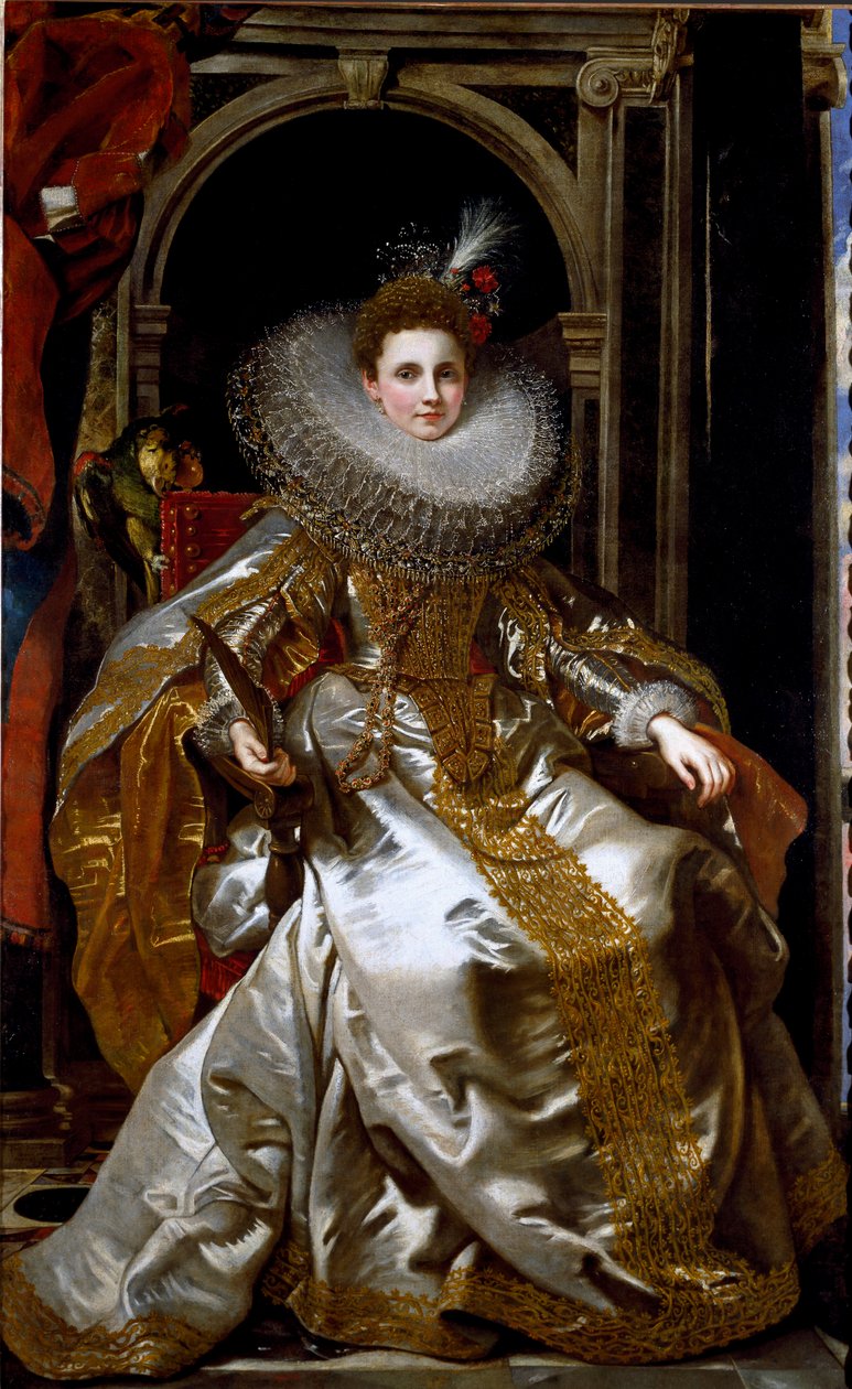 Retrato da Marquesa Maria Serra Pallavicino (óleo sobre tela de Peter Paul Rubens