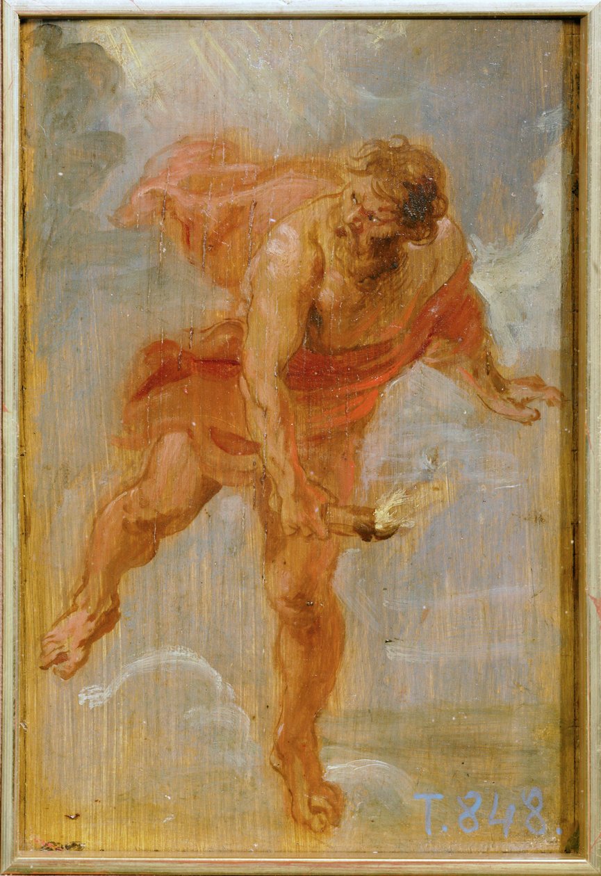 Prometeu com o tição (pintura sobre madeira) de Peter Paul Rubens