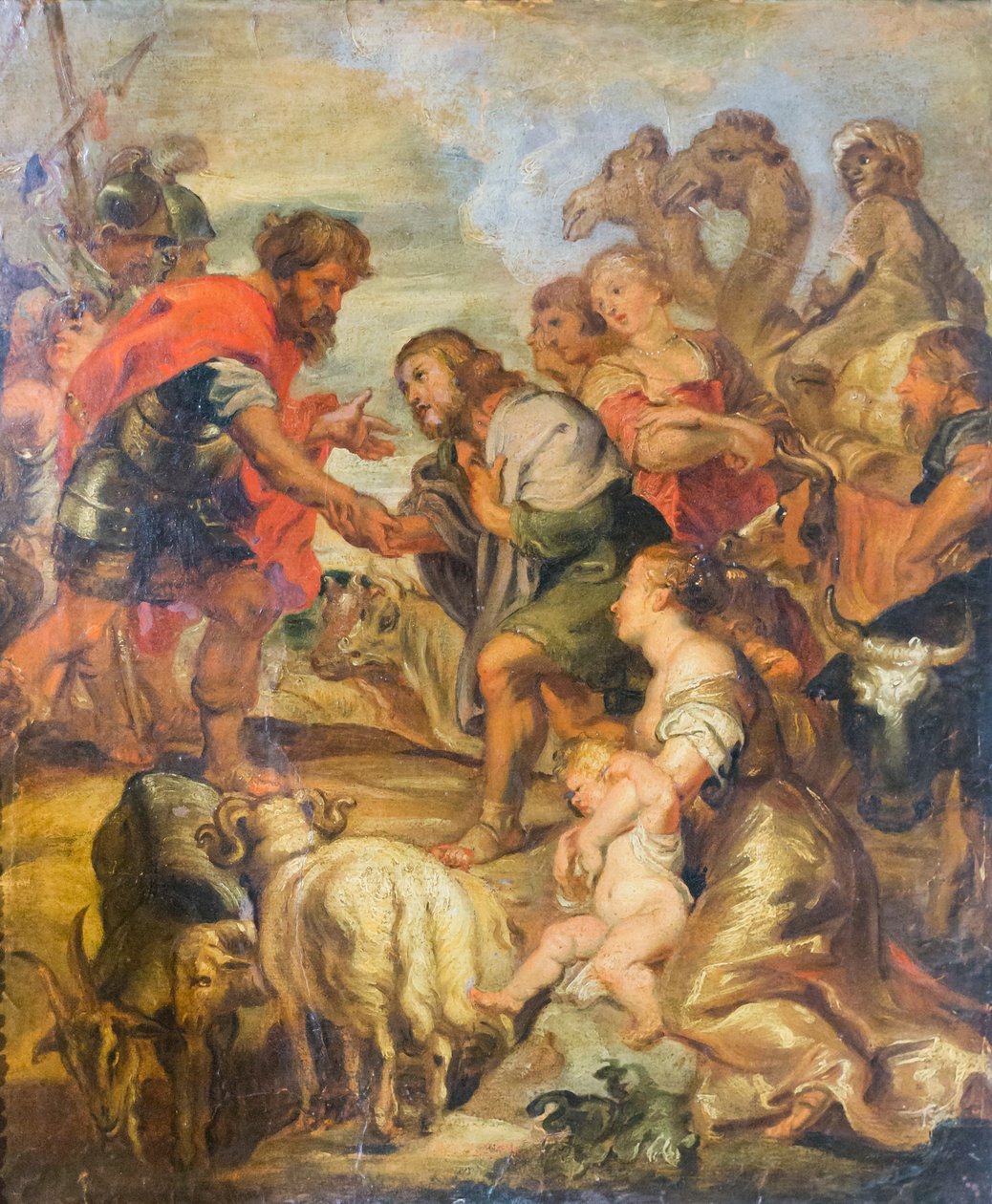 Reconciliação de Esaú e Jacob de Peter Paul Rubens