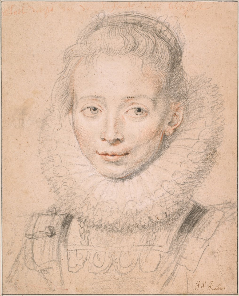 Filha de Rubens, Clara Serena (assim chamada dama de honra da infanta Isabella) c. 1623 de Peter Paul Rubens
