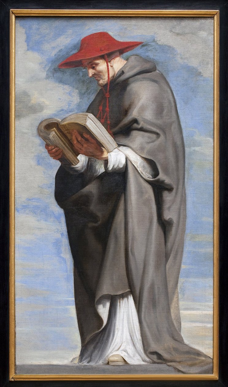 São Boaventura. (Pingente de Saint François em êxtase). A doutrina desse santo, pouco valorizada pela escola franciscana até o final do século XVI, foi honrada pelos teólogos do Contre Reforme. Cenas da vida deste santo são de Peter Paul Rubens