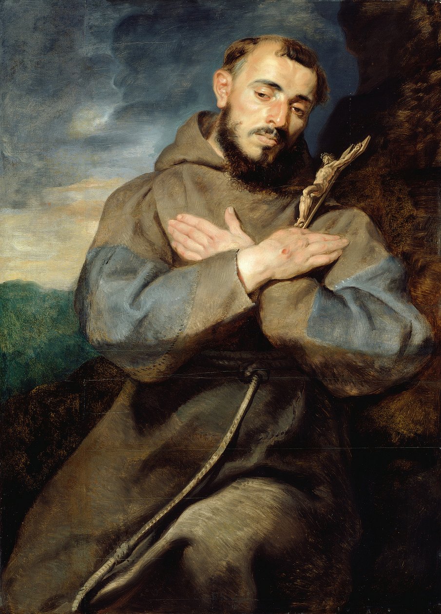 São Francisco, c. 1615. de Peter Paul Rubens