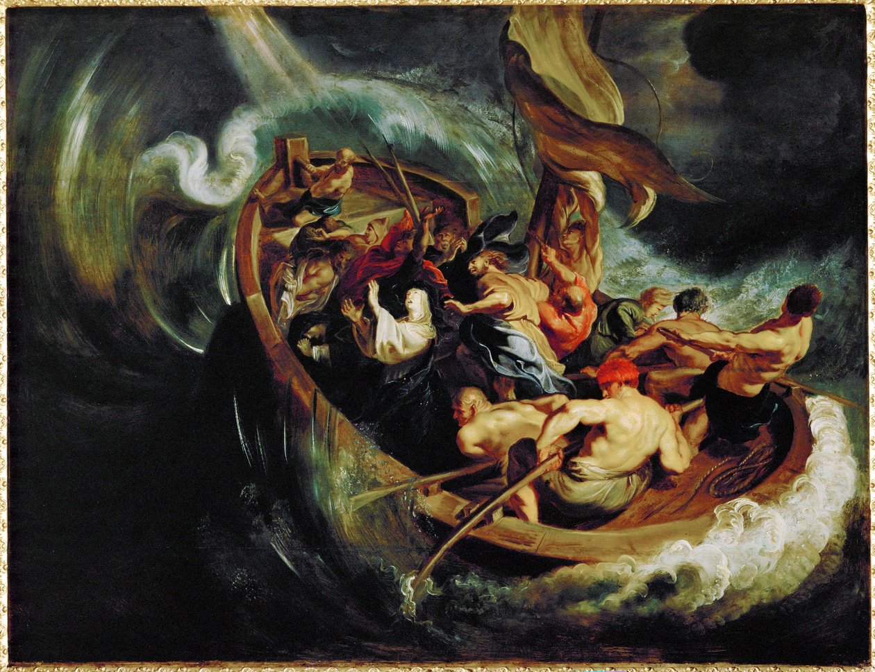 Santa Valburga e o milagre do barco de Peter Paul Rubens