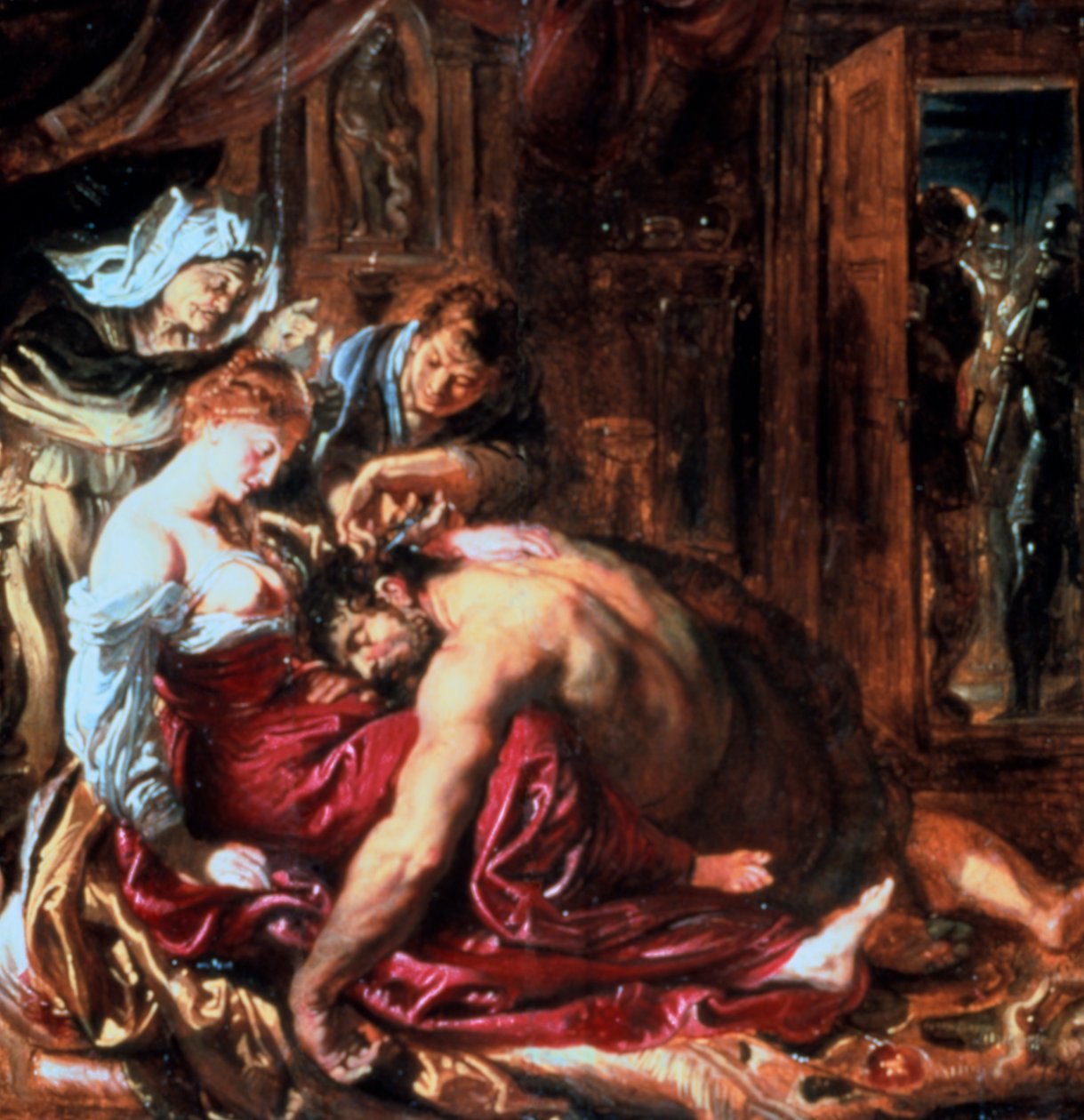 Sansão e Dalila, c1609-1610 de Peter Paul Rubens