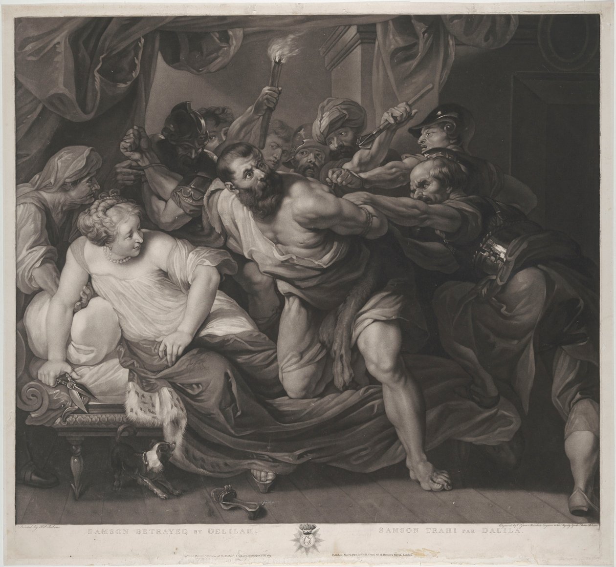 Sansão é feito prisioneiro de Peter Paul Rubens