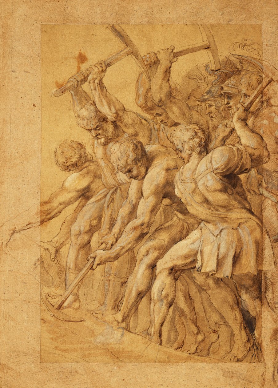 Soldados destruindo uma ponte, de Peter Paul Rubens