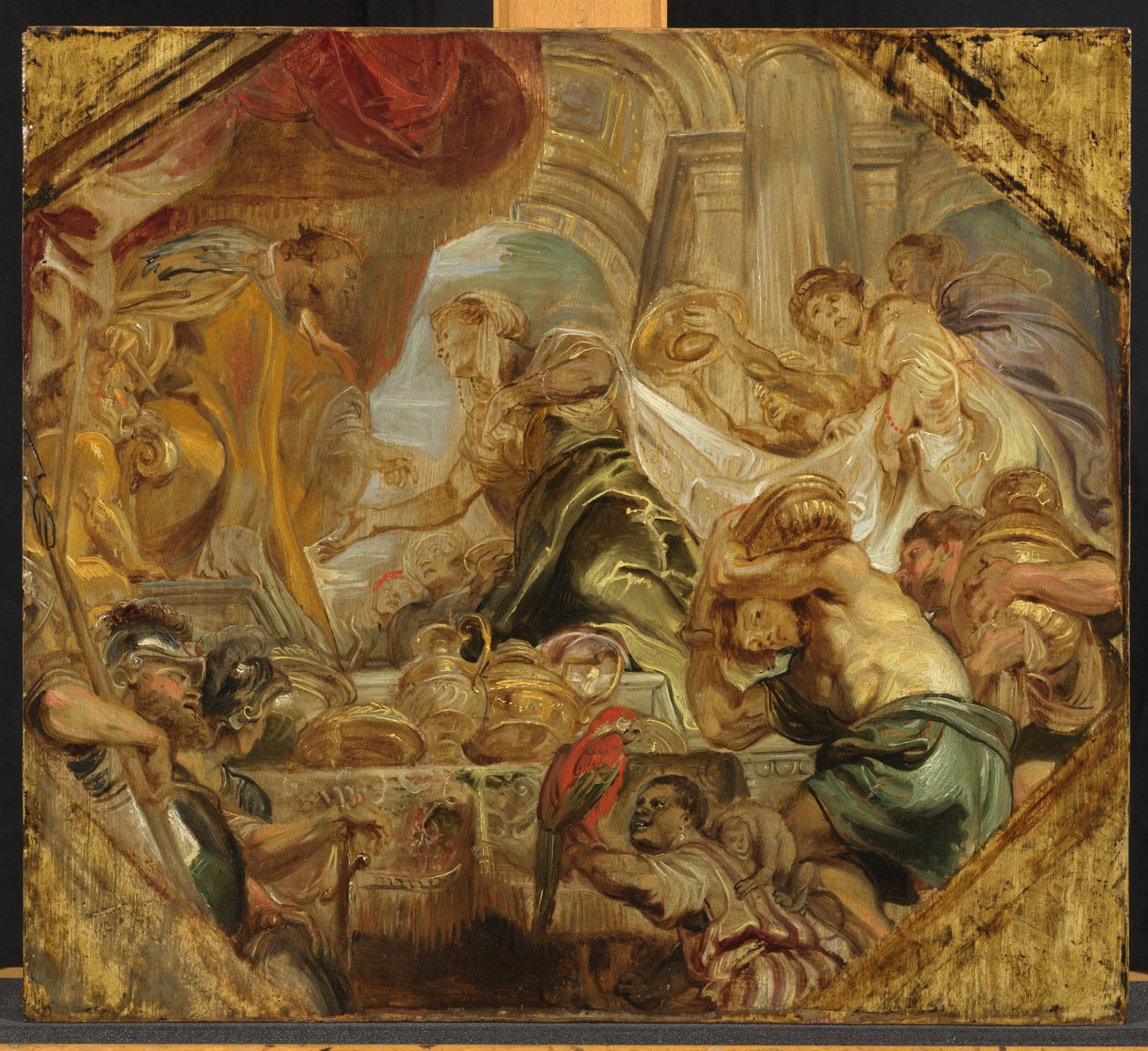 Salomão a receber a Rainha de Sabá de Peter Paul Rubens