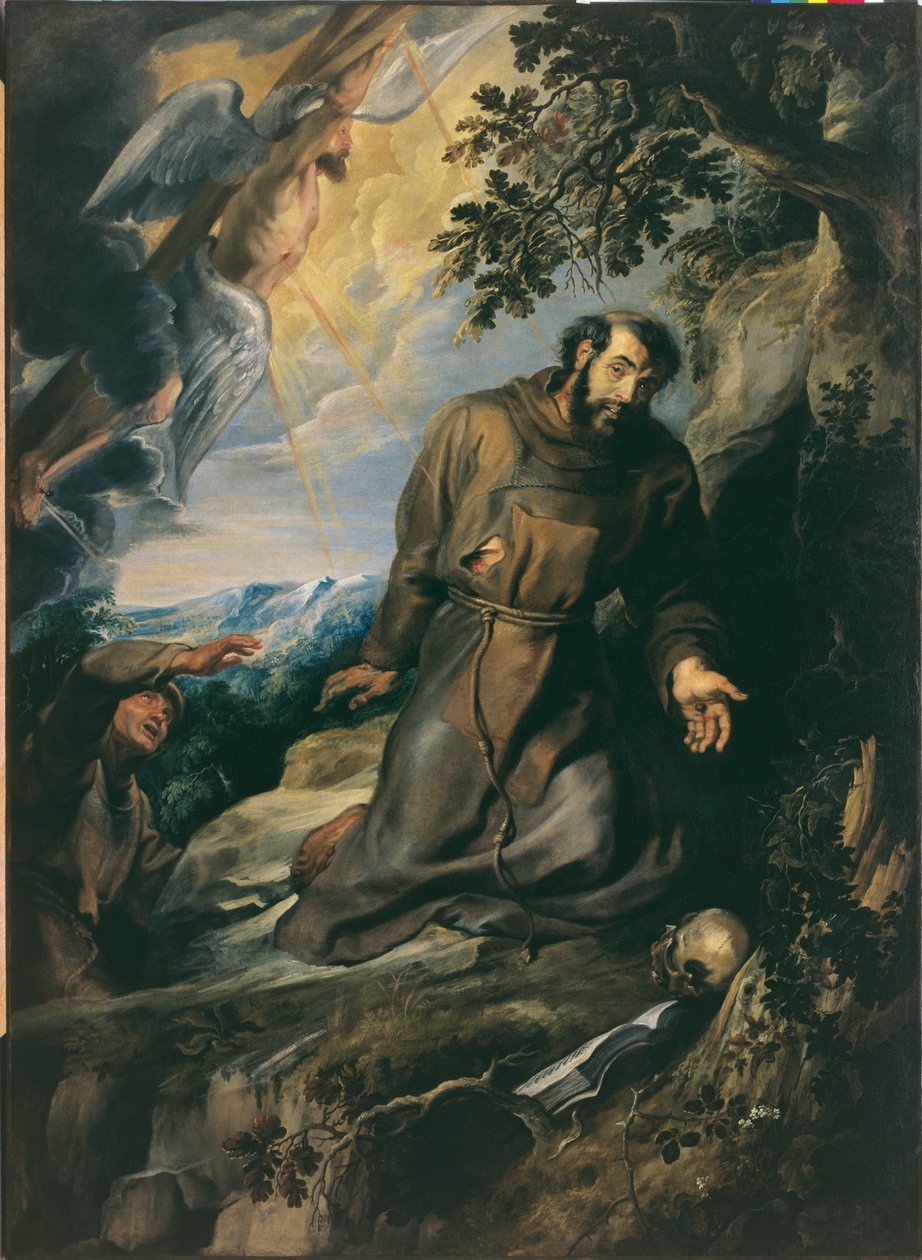 São Francisco a receber os estigmas de Peter Paul Rubens