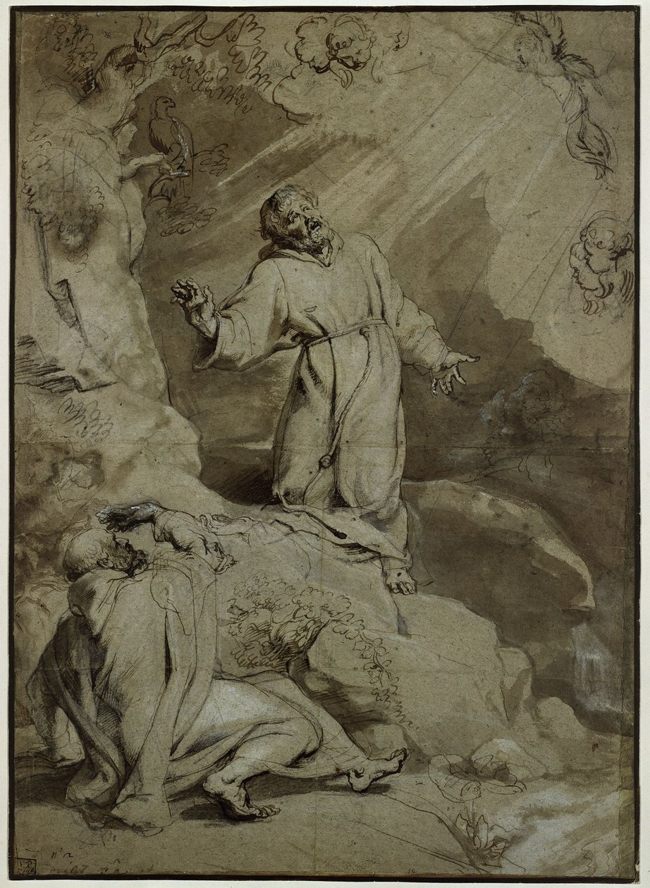 Estigmatização de São Francisco de Assis de Peter Paul Rubens