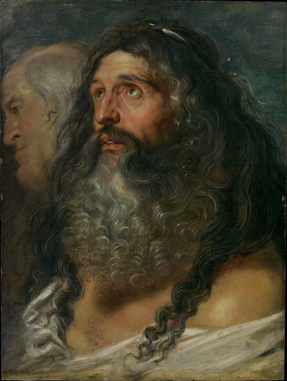 Estudo de duas cabeças de Peter Paul Rubens