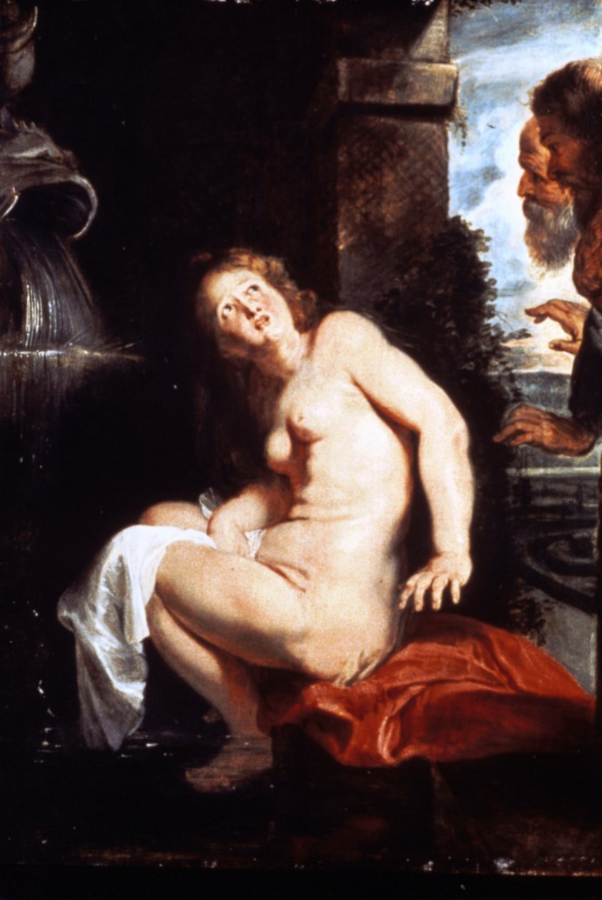 Susanna And The Elders, c.1614 (óleo sobre tela) de Peter Paul Rubens