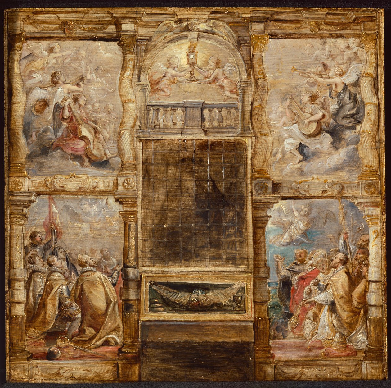A Adoração da Eucaristia de Peter Paul Rubens