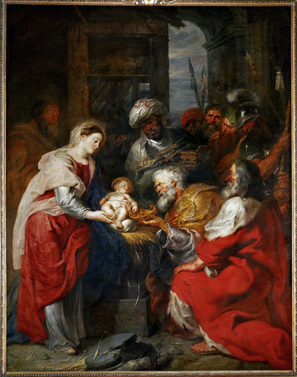 A Adoração dos Reis Magos (pintura sobre tela) de Peter Paul Rubens