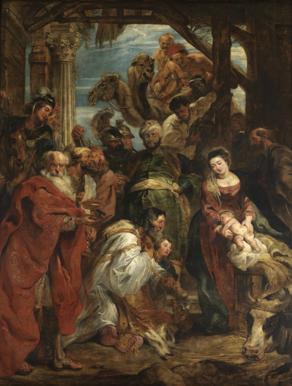 A Adoração dos Magos de Peter Paul Rubens