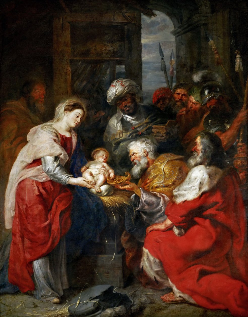 A Adoração dos Magos de Peter Paul Rubens