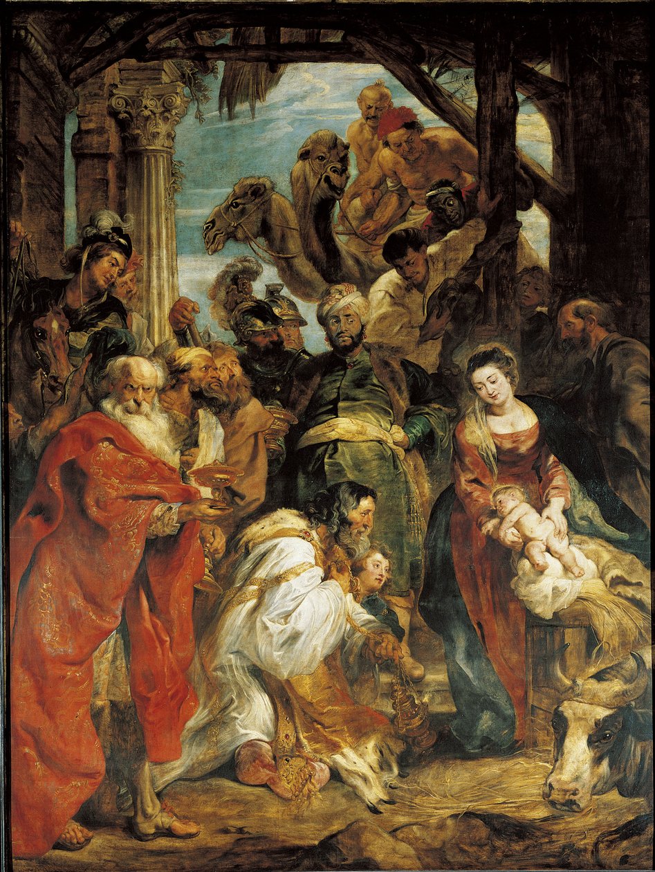 A Adoração dos Magos, 1624 de Peter Paul Rubens