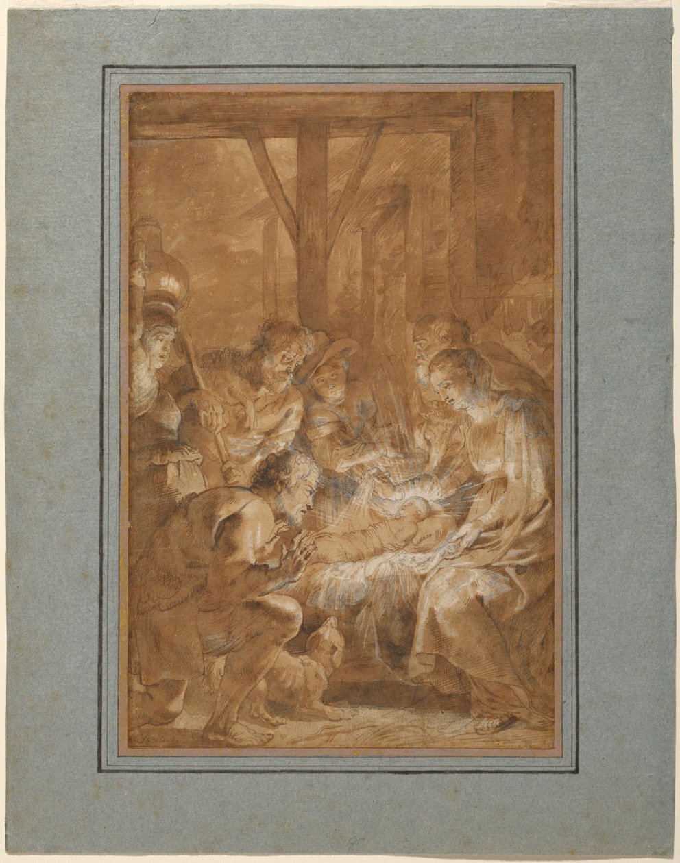 Die Anbetung der Hirten de Peter Paul Rubens