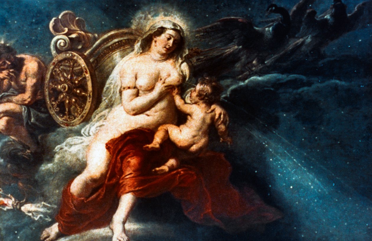 O nascimento da Via Láctea, 1668 de Peter Paul Rubens