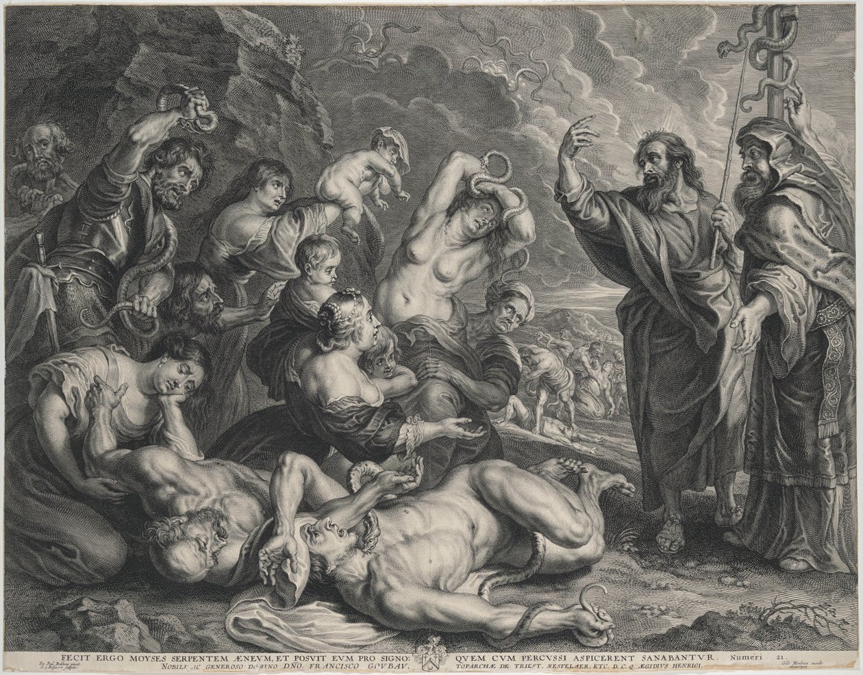 A serpente de bronze de Peter Paul Rubens