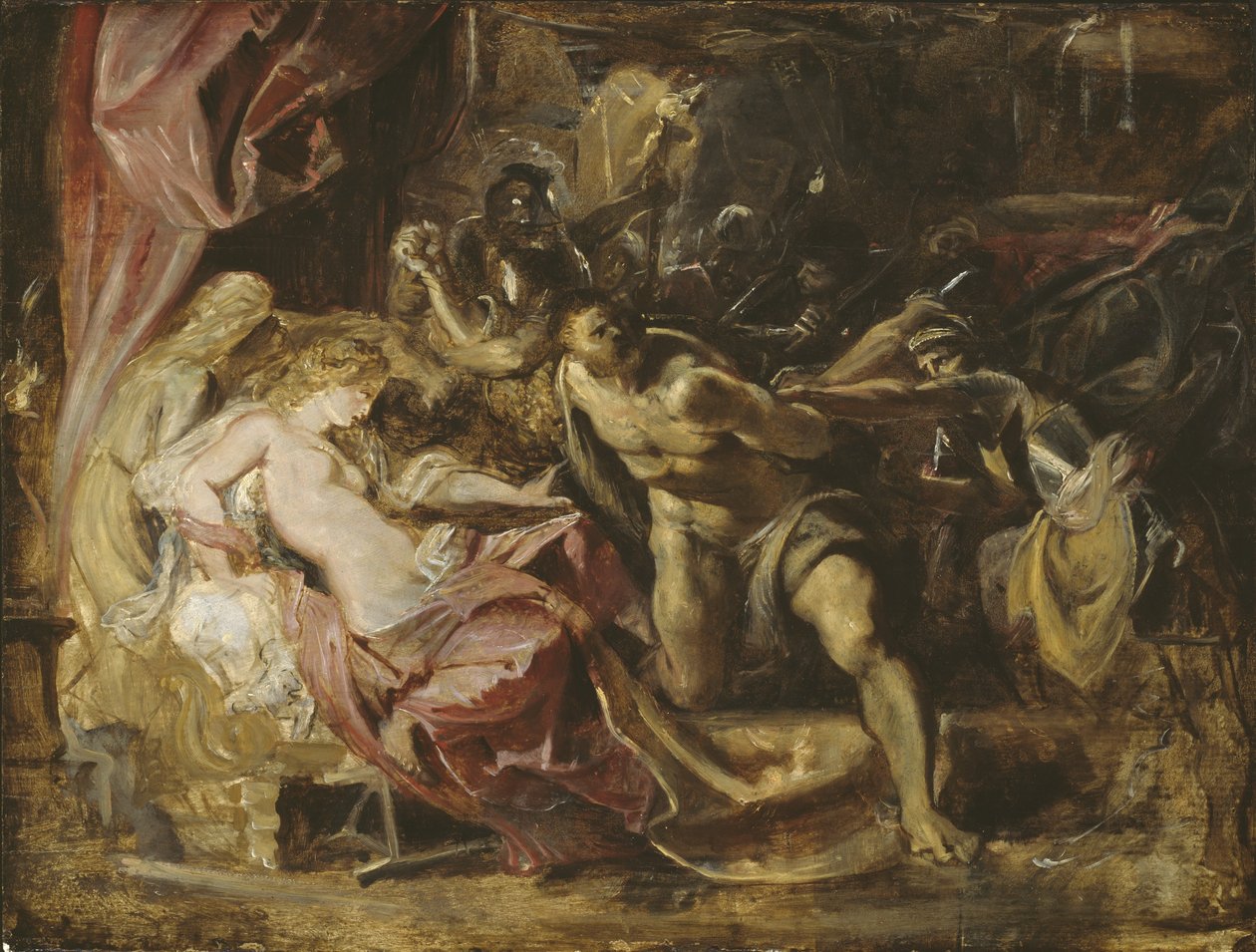 A captura de Sansão, 1609-10 de Peter Paul Rubens