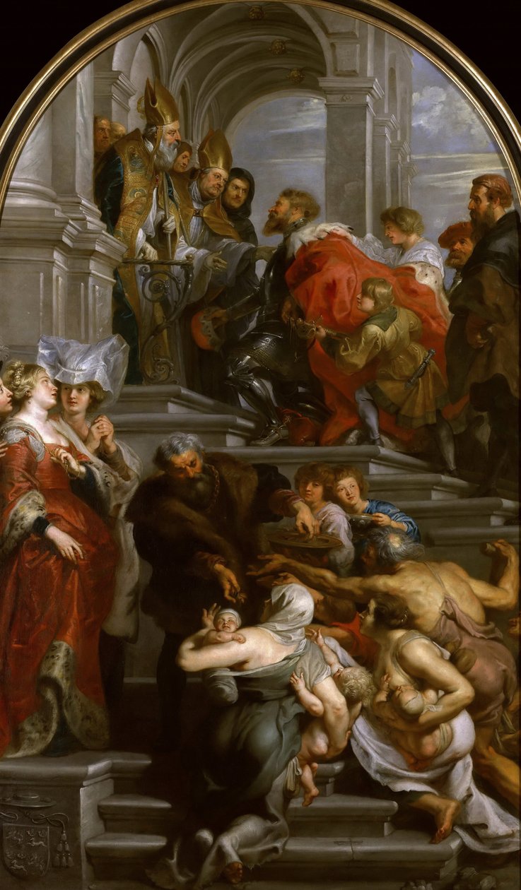 A Conversão de São Bavo, 1623-1624. de Peter Paul Rubens