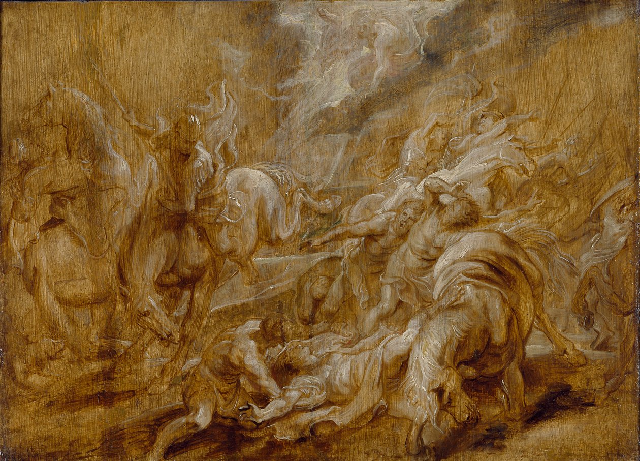 A conversão de São Paulo, c1616-1620 de Peter Paul Rubens