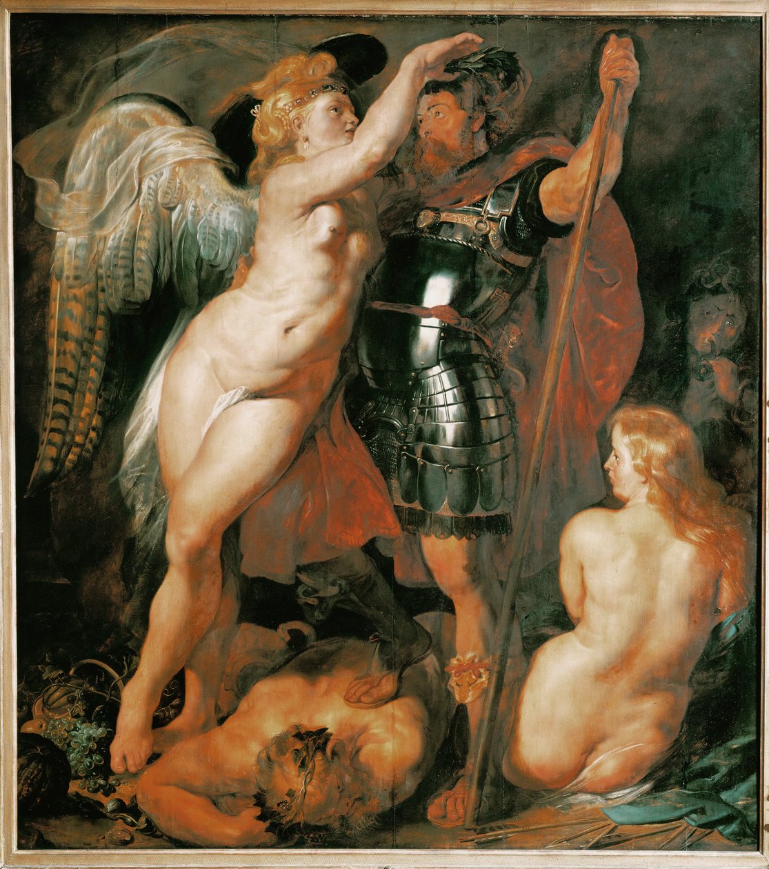 A Coroação do Herói da Virtude de Peter Paul Rubens