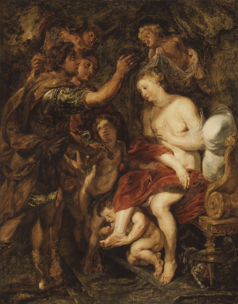 A coroação de Roxana de Peter Paul Rubens