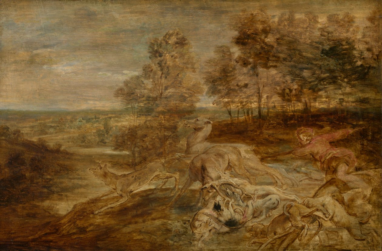A Caça ao Veado de Peter Paul Rubens
