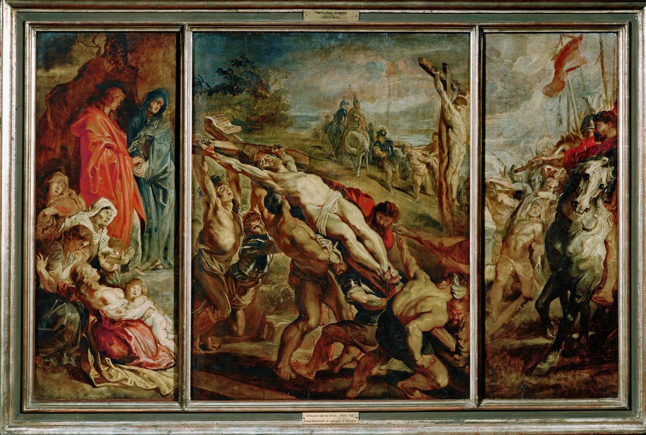 A elevação da cruz de Peter Paul Rubens