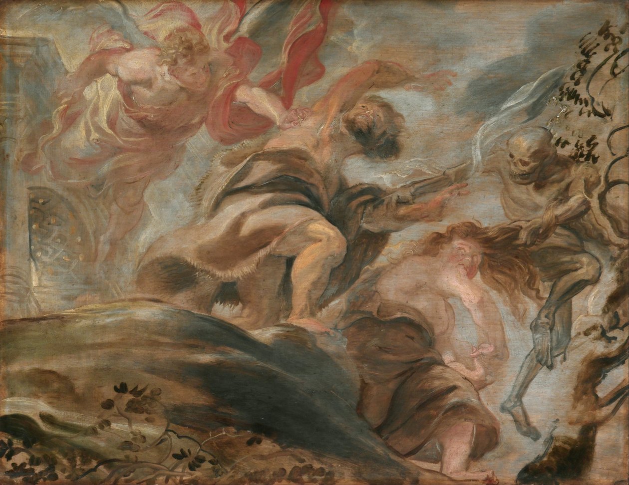 A expulsão do Jardim do Éden de Peter Paul Rubens