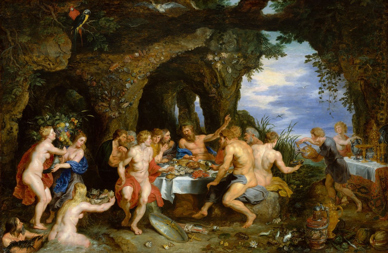 A Festa de Aquelous, c. 1615 de Peter Paul Rubens