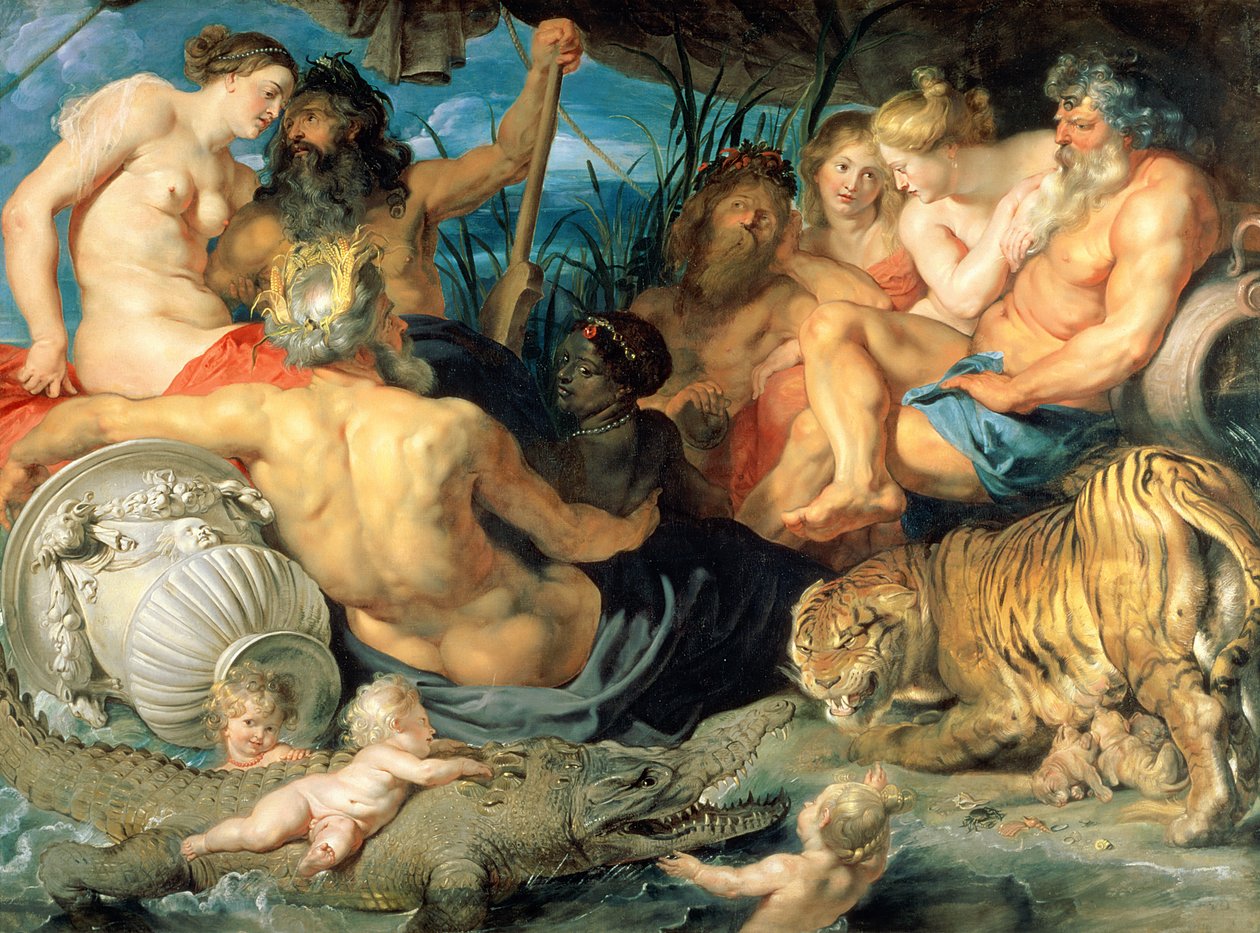 Os quatro continentes de Peter Paul Rubens