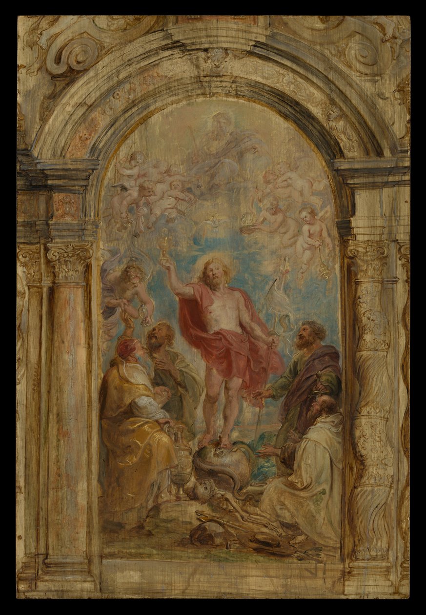 Die Verherrlichung der Eucharistie de Peter Paul Rubens