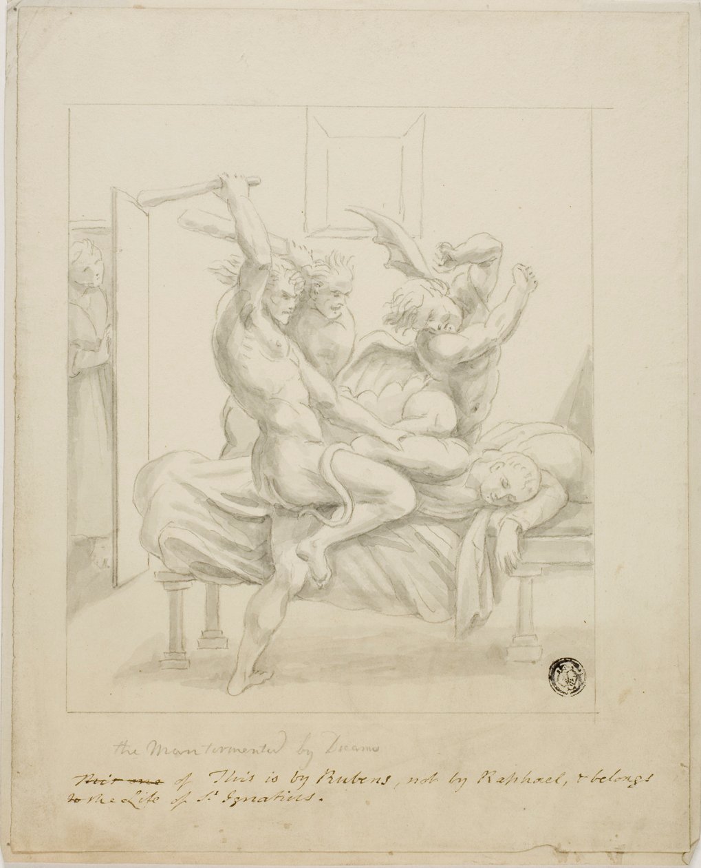 O homem atormentado por sonhos de Peter Paul Rubens