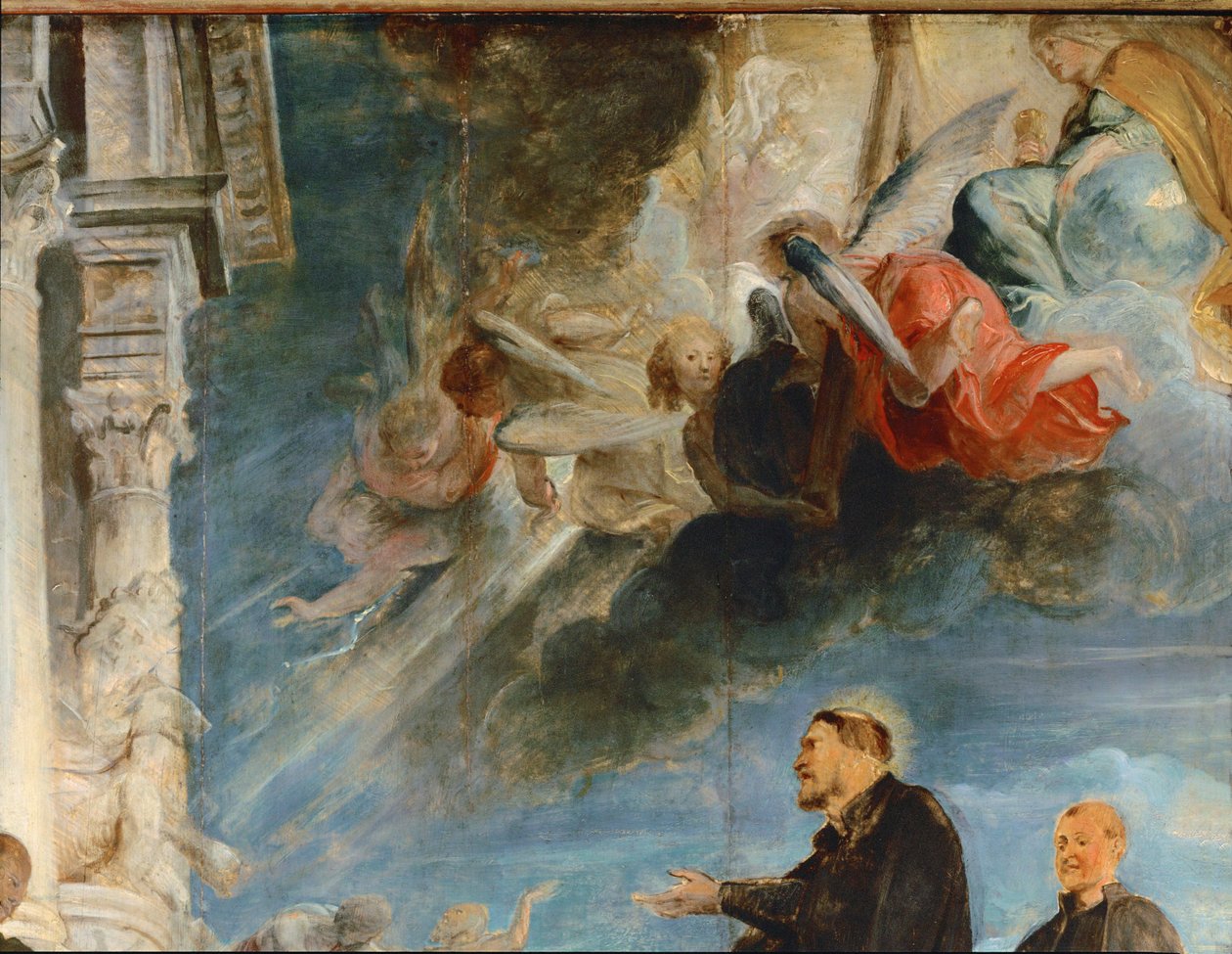 O Milagre de São Francisco Xavier (pintura sobre madeira de carvalho) de Peter Paul Rubens