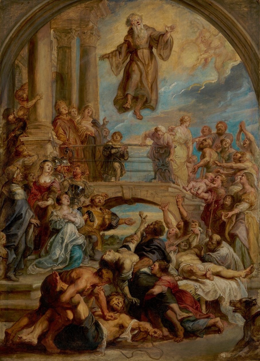 Os milagres de São Francisco de Paula de Peter Paul Rubens