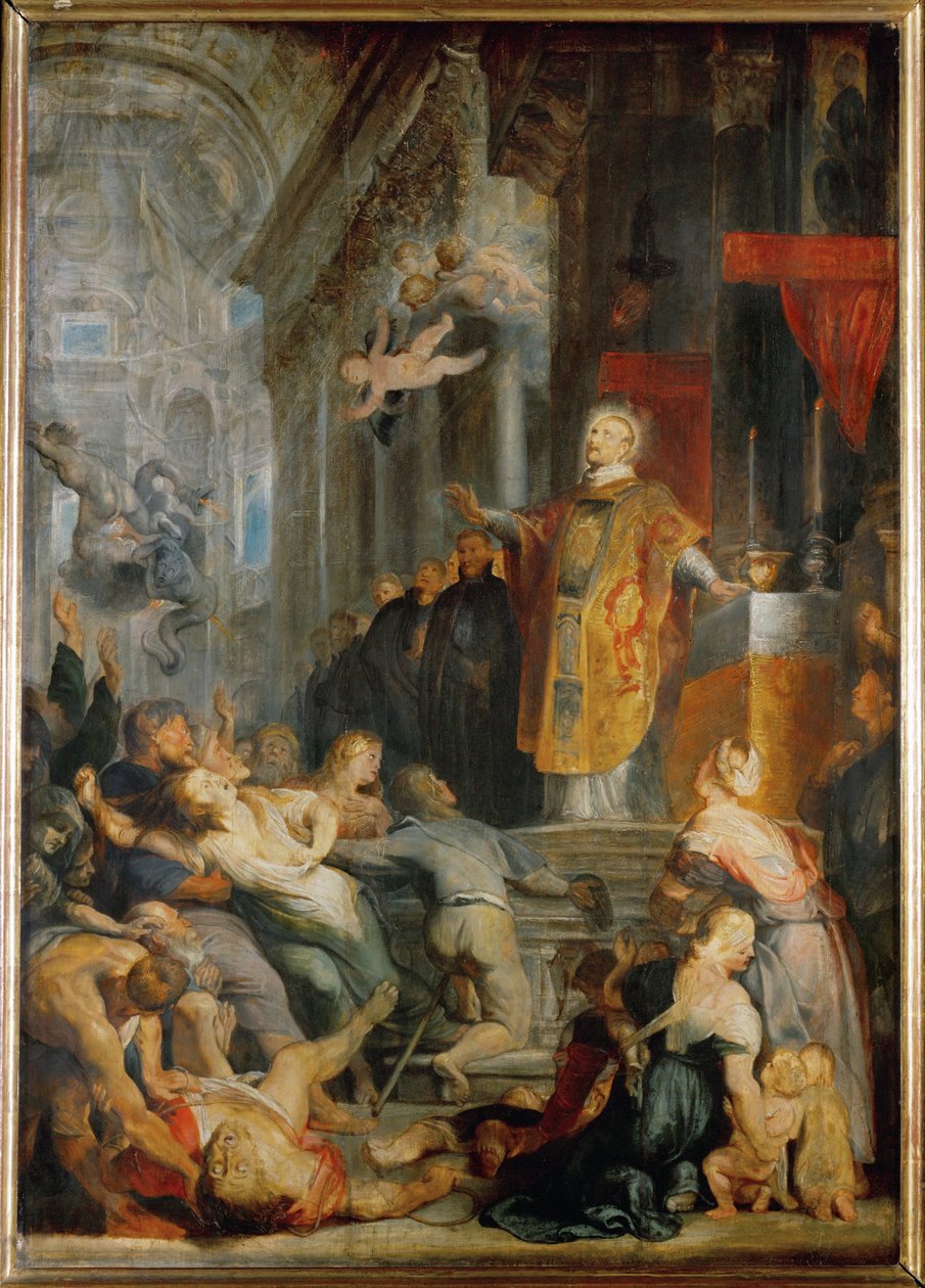 Os milagres de Santo Inácio de Loyola de Peter Paul Rubens