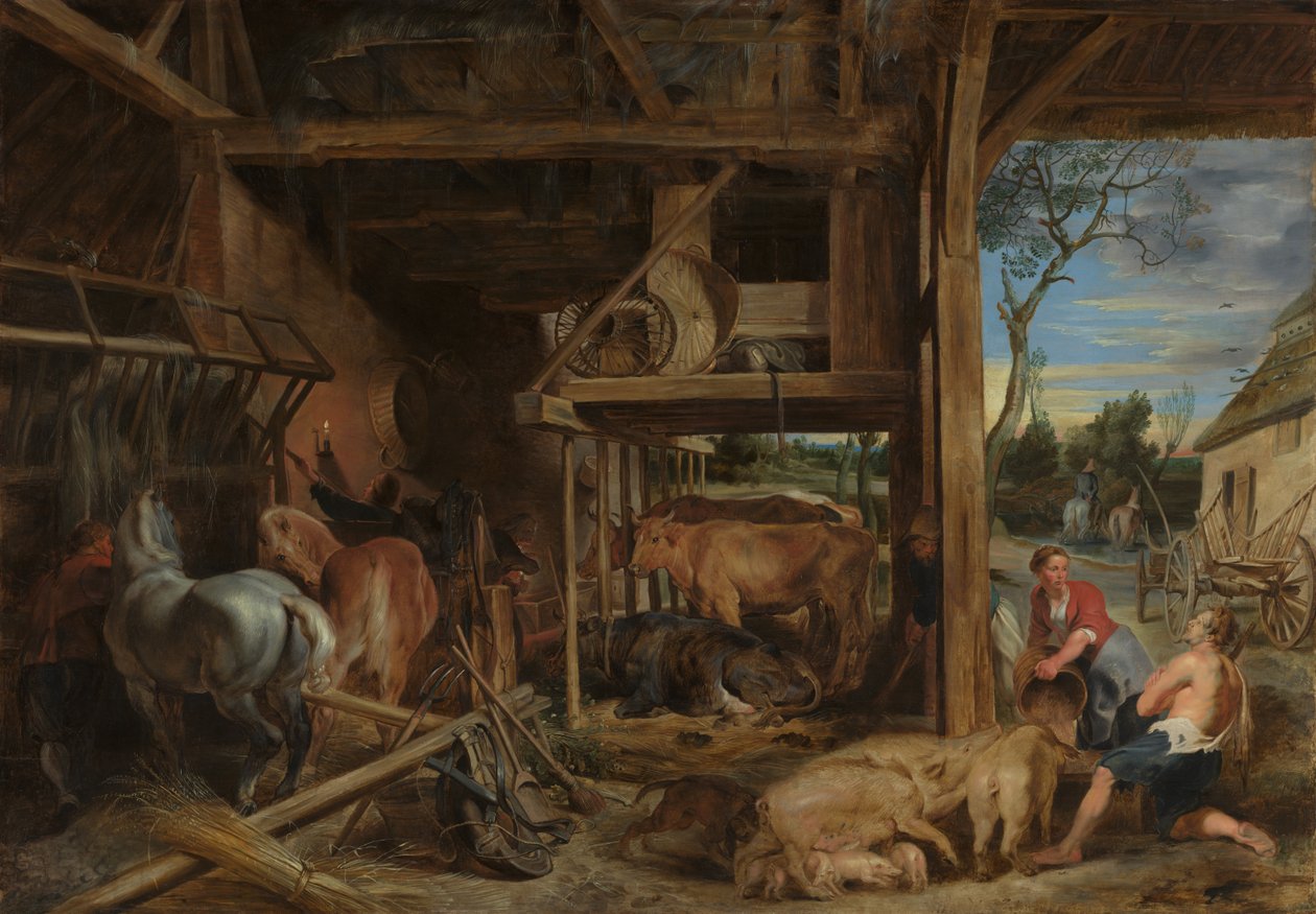 O filho pródigo, c.1618 (óleo sobre tela) de Peter Paul Rubens