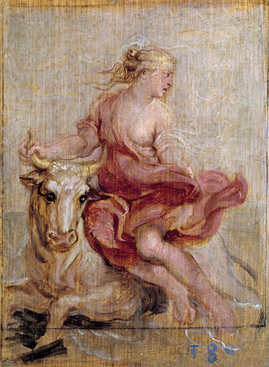 O estupro da Europa, 1636-7 de Peter Paul Rubens