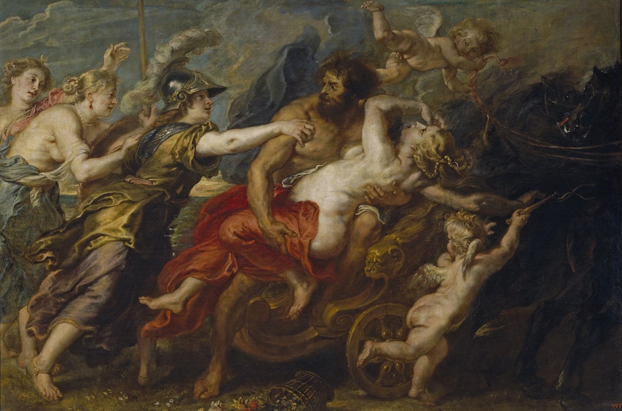 A violação de Proserpina, 1636-1638 de Peter Paul Rubens