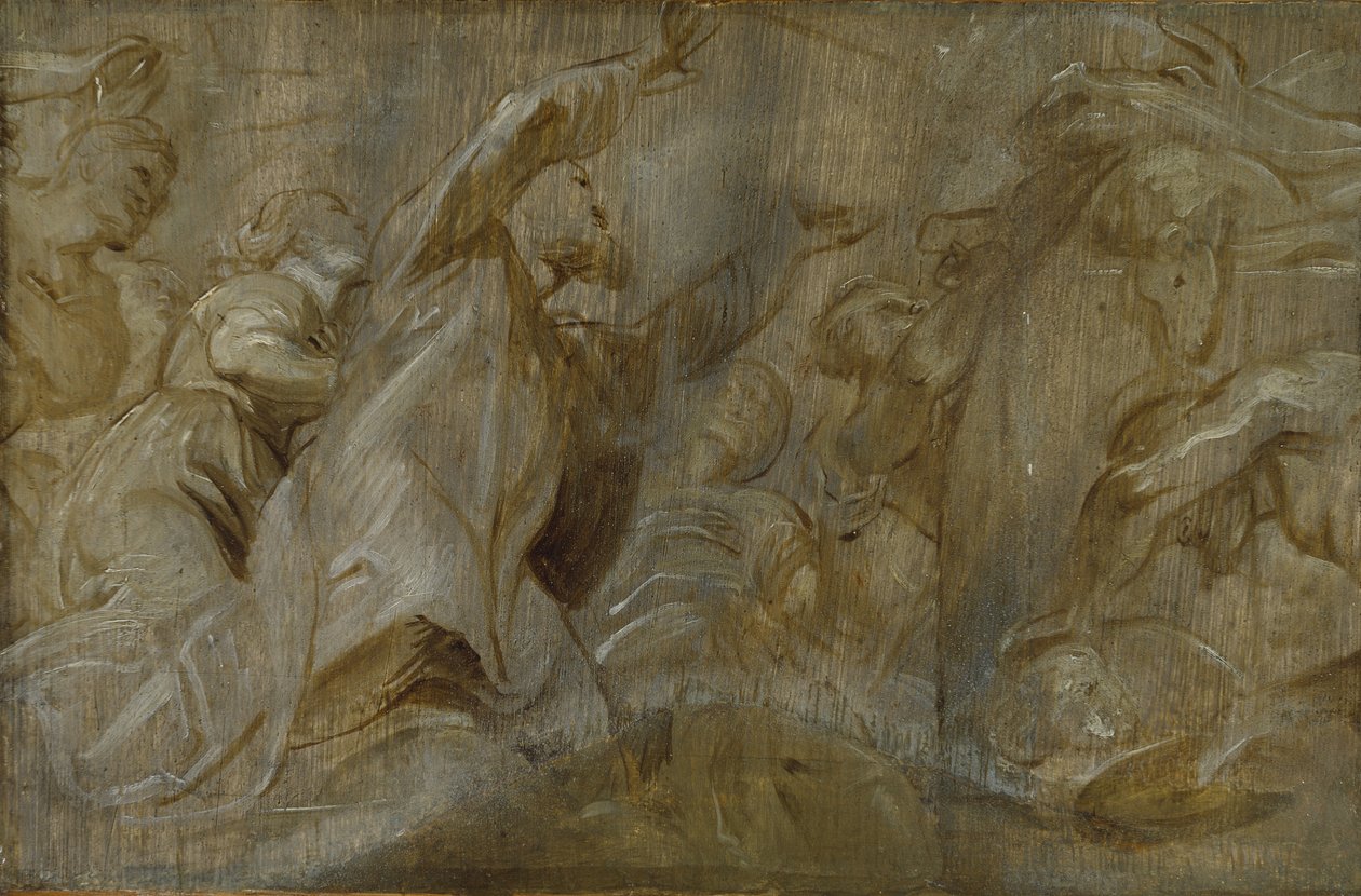 O Sacrifício de Noé, século XVII de Peter Paul Rubens