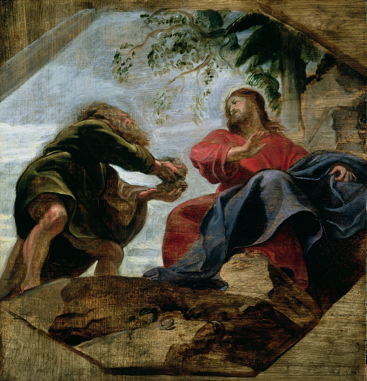 A Tentação de Cristo, 1620 de Peter Paul Rubens