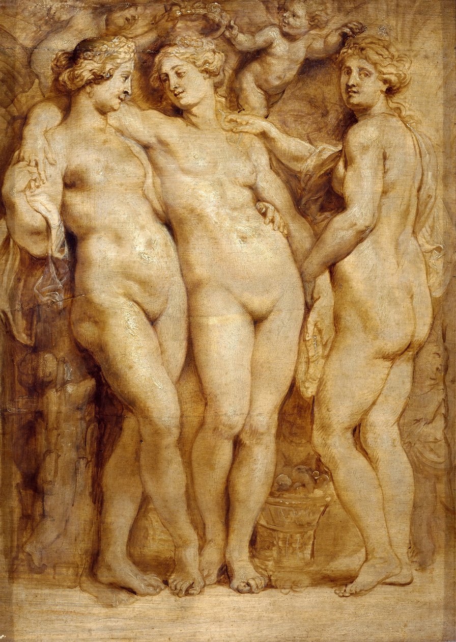 As três graças, ca 1620-1623. de Peter Paul Rubens