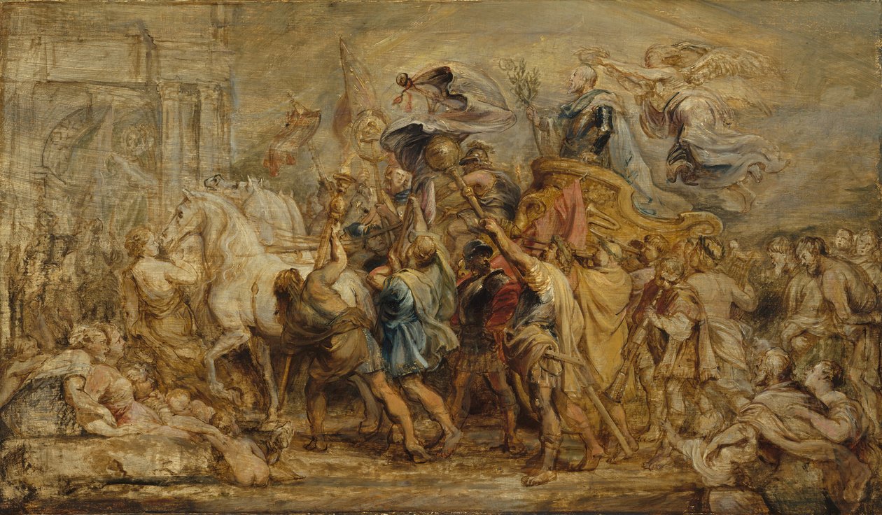 O triunfo de Henrique IV, ca. 1630. de Peter Paul Rubens