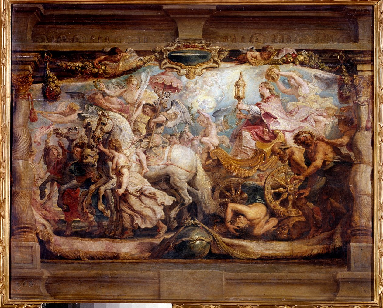 O Triunfo da Igreja sobre a Fúria, a Discórdia e a Pintura do ódio de Pedro Paulo (Pierre-Paul) Rubens (ou Pedro Paulo ou Petrus Paulus) (1577-1640) Século XVII. Madrid, Museu do Prado de Peter Paul Rubens
