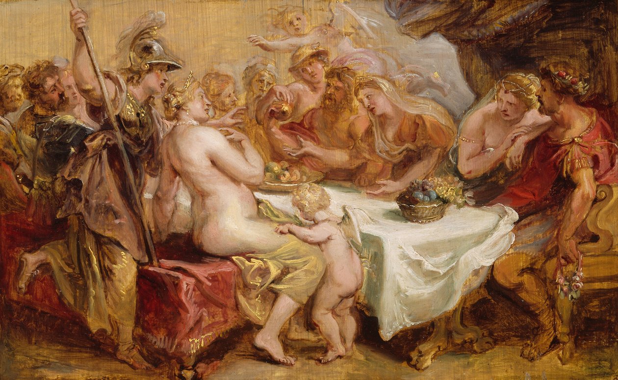 O casamento de Peleu e Tétis de Peter Paul Rubens