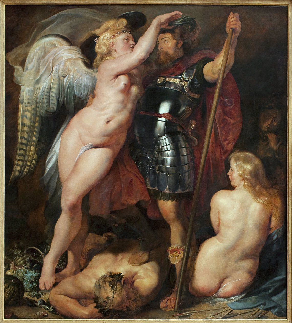 A coroação dos heróis. Pintura de Pedro (Pieter) Paul Rubens (1577-1640), óleo sobre tela, cerca de 1622. Arte flamenga do século XVII. Munique, Alte Pinakothek (Alemanha). de Peter Paul Rubens